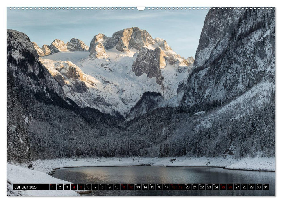 Seen - Berge - Salzkammergut (CALVENDO Premium Wandkalender 2025)