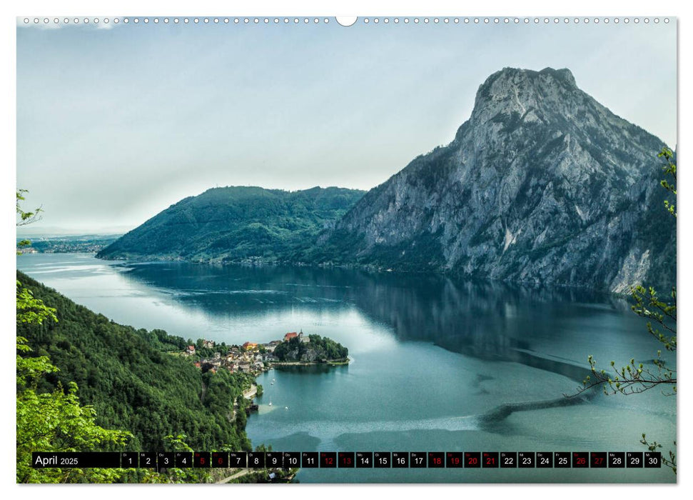 Seen - Berge - Salzkammergut (CALVENDO Premium Wandkalender 2025)