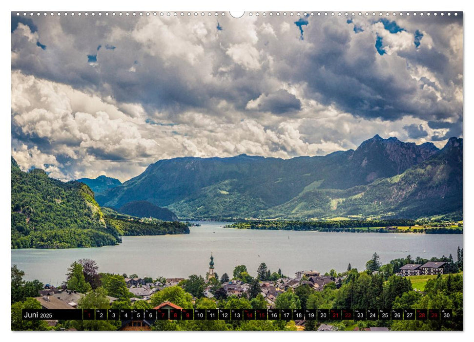 Seen - Berge - Salzkammergut (CALVENDO Premium Wandkalender 2025)