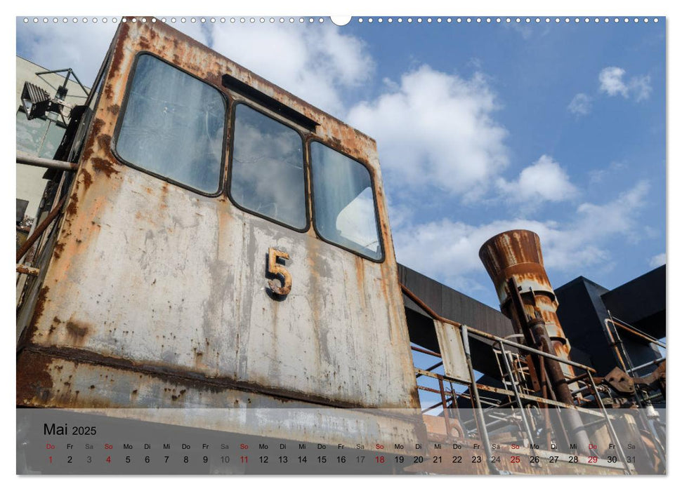 Zeche und Kokerei Zollverein Essen: Industrie-Architektur (CALVENDO Wandkalender 2025)