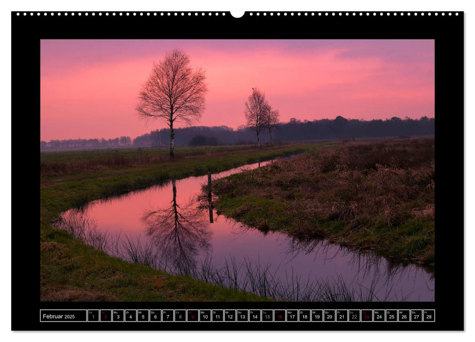 Lichtlandschaft Worpswede (CALVENDO Wandkalender 2025)