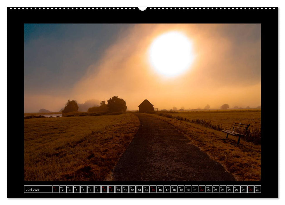 Lichtlandschaft Worpswede (CALVENDO Wandkalender 2025)