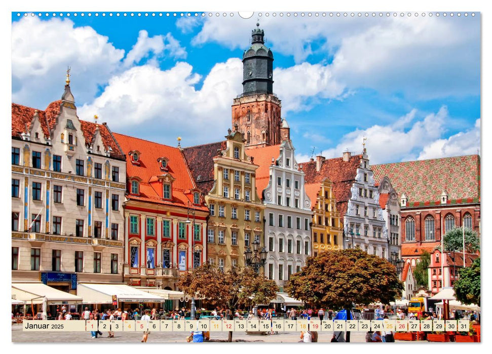 Reise durch Polen – Städte (CALVENDO Premium Wandkalender 2025)