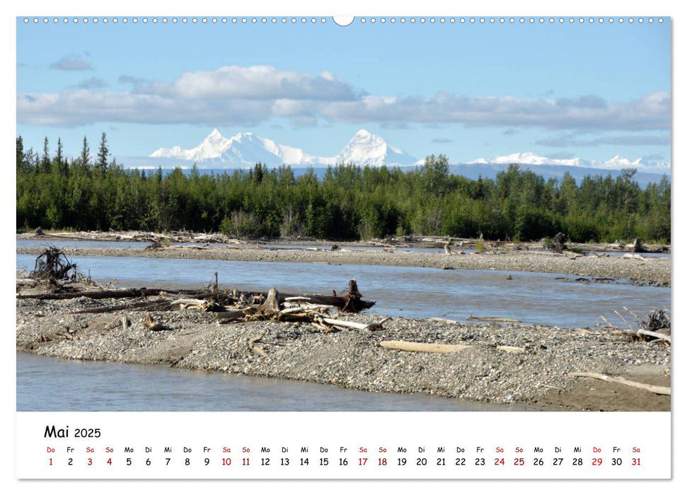 Unendlichkeit in Alaska und Yukon (CALVENDO Wandkalender 2025)