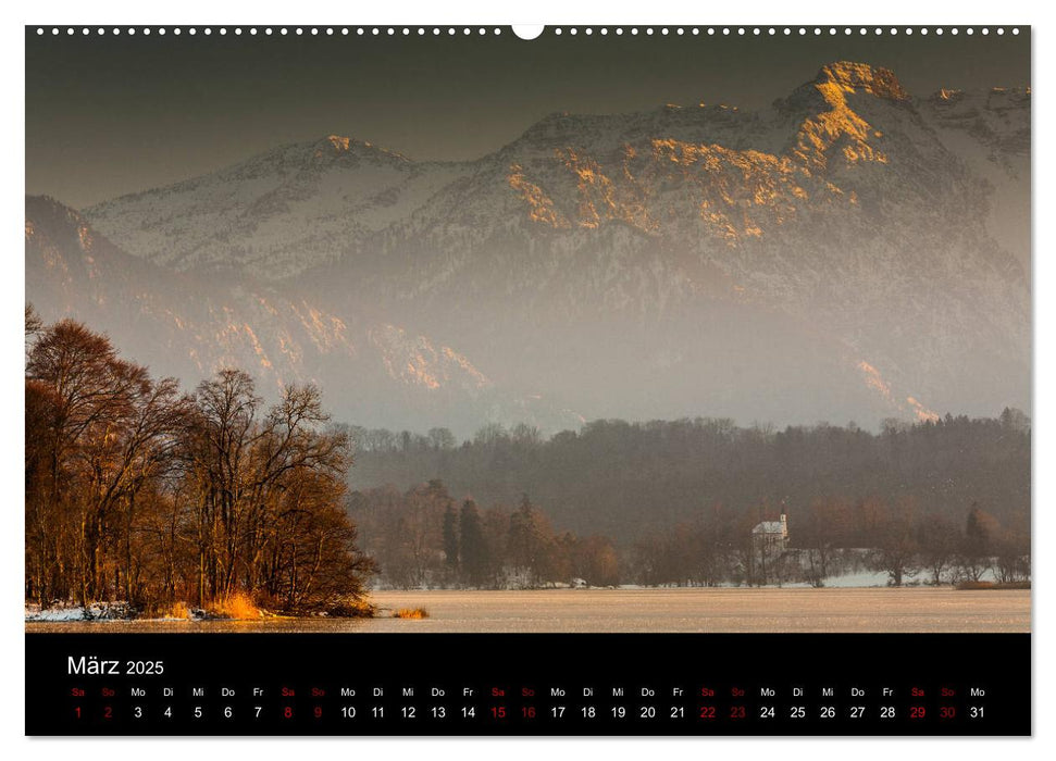 Bayerische Landschaften (CALVENDO Premium Wandkalender 2025)