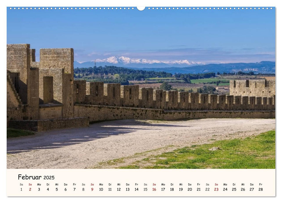 Cite von Carcassonne - Zeitreise ins Mittelalter (CALVENDO Premium Wandkalender 2025)