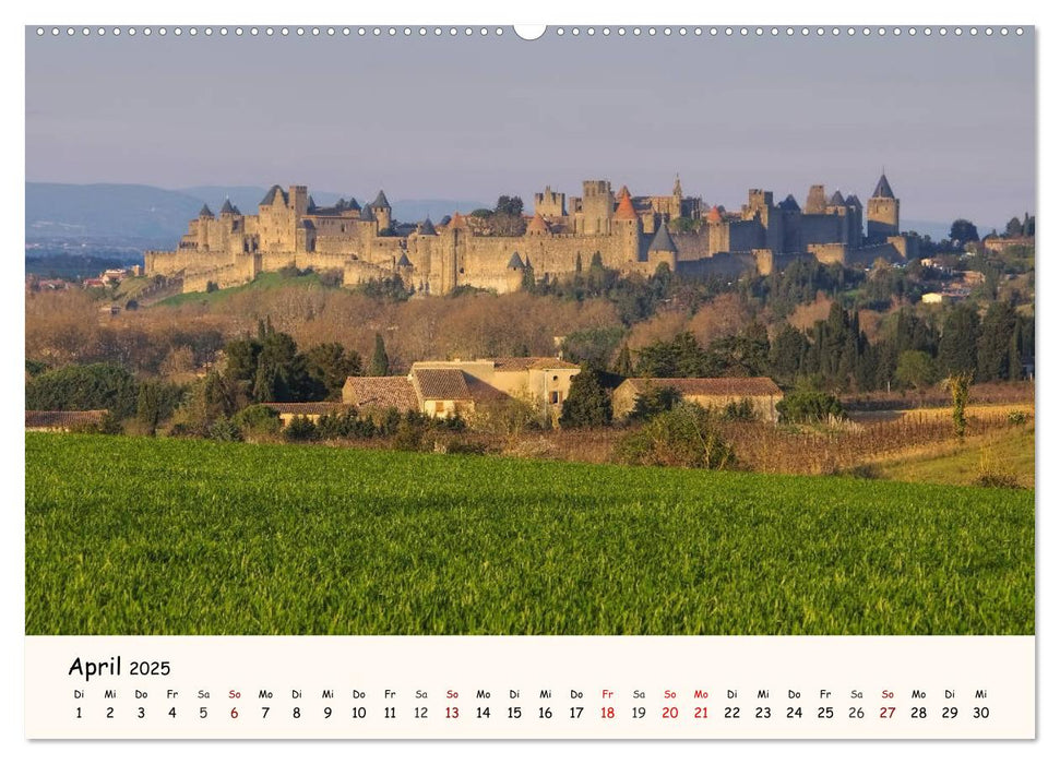 Cite von Carcassonne - Zeitreise ins Mittelalter (CALVENDO Premium Wandkalender 2025)