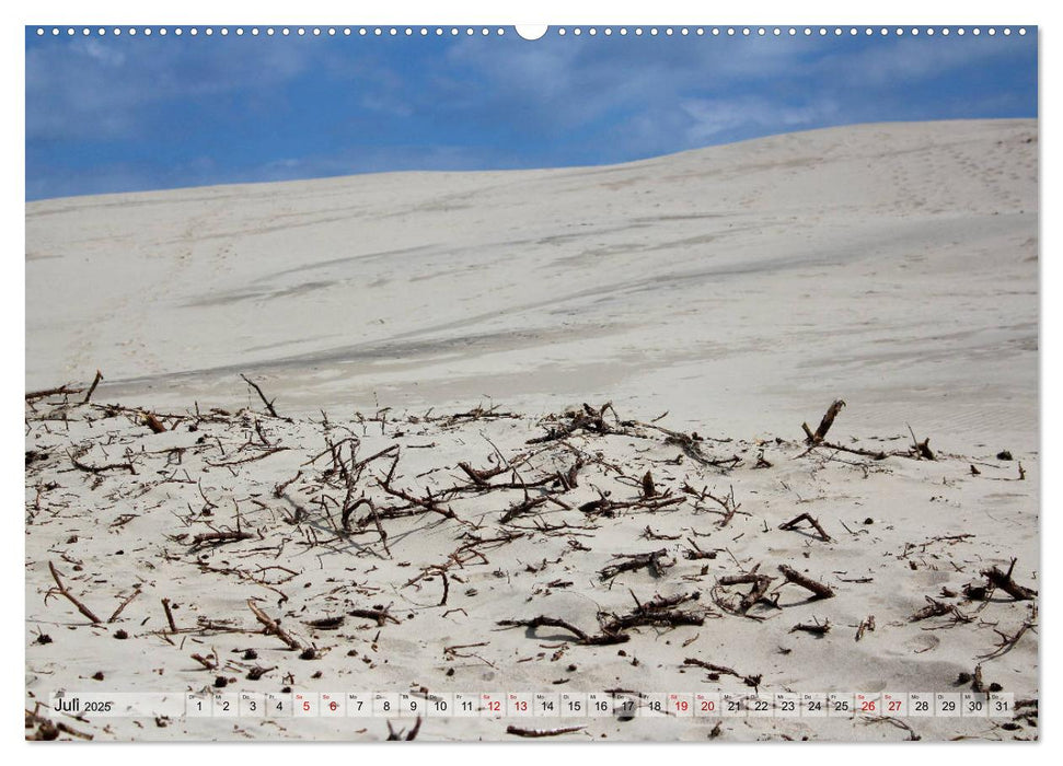 Rudbjerg und Råbjerg, Wanderriesen im Norden Dänemarks (CALVENDO Premium Wandkalender 2025)