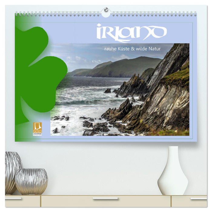 Irland - Rauhe Küste und Wilde Natur (CALVENDO Premium Wandkalender 2025)