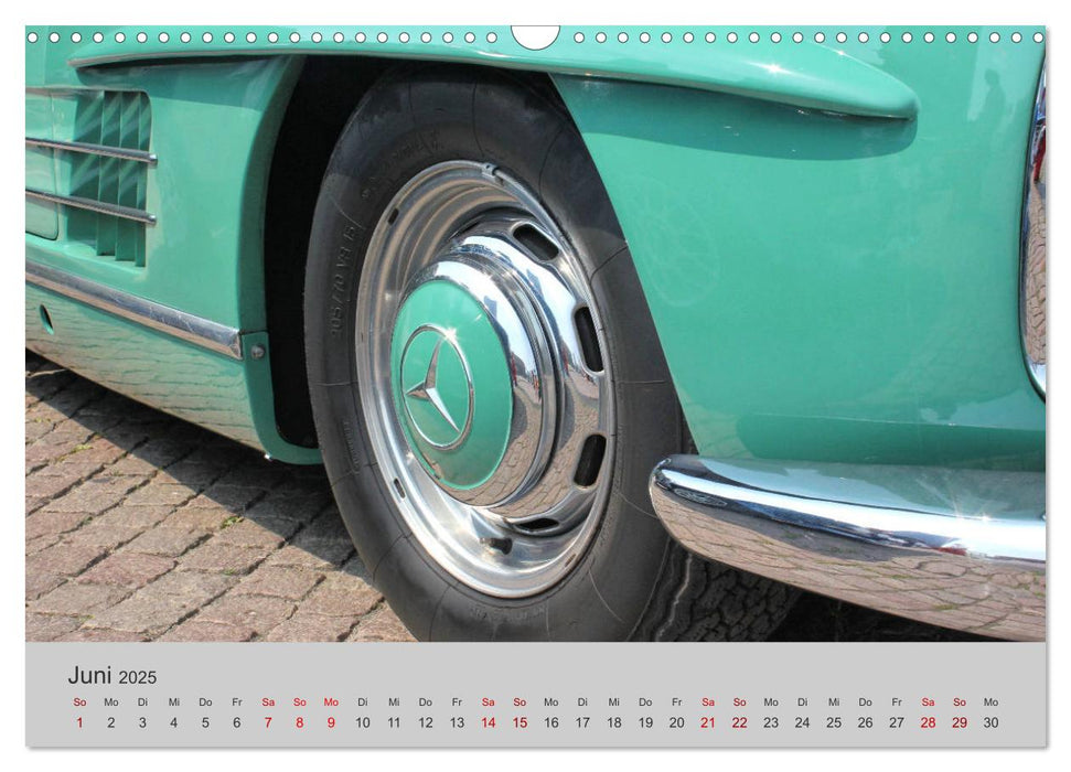 Der SL - Ästhetik pur von Mercedes Benz (CALVENDO Wandkalender 2025)