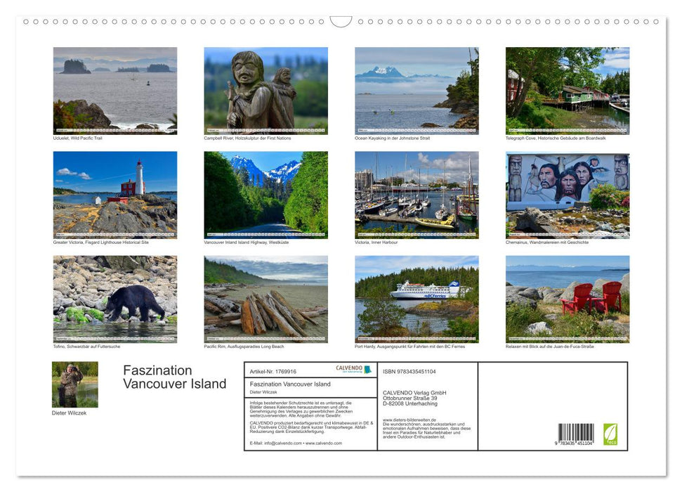 Faszination Vancouver Island (CALVENDO Wandkalender 2025)