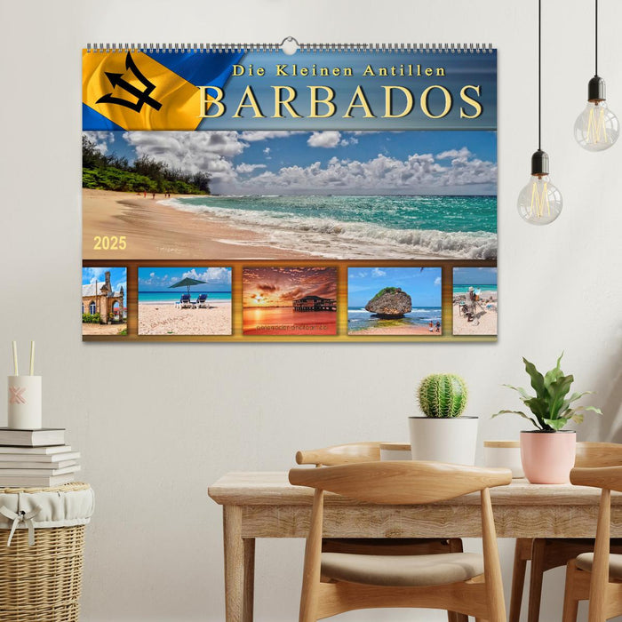 Die kleinen Antillen - Barbados (CALVENDO Wandkalender 2025)