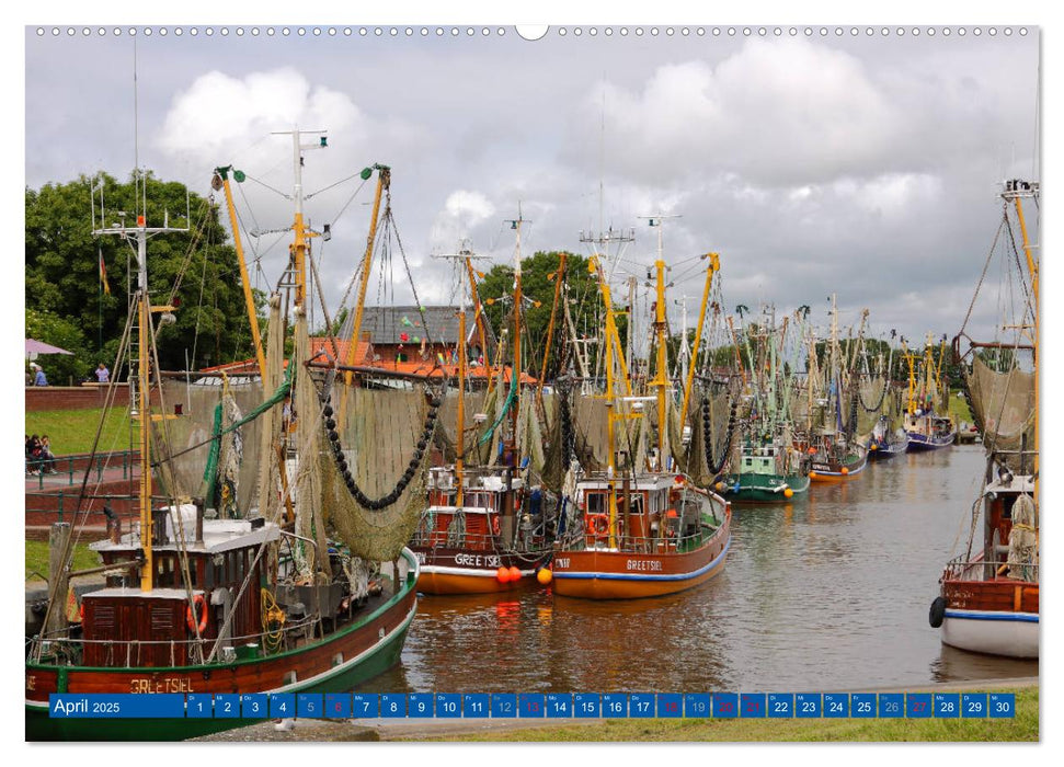 Die Krummhörn Gemeinde in Ostfriesland (CALVENDO Premium Wandkalender 2025)