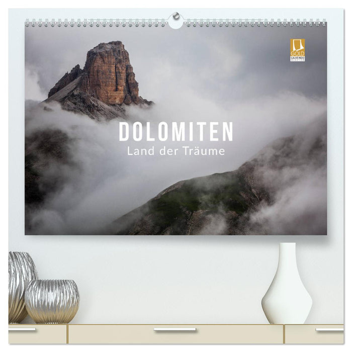 Dolomiten - Land der Träume (CALVENDO Premium Wandkalender 2025)