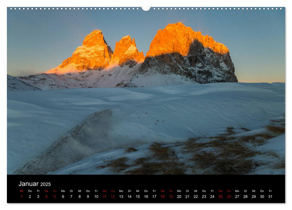 Dolomiten - Land der Träume (CALVENDO Premium Wandkalender 2025)