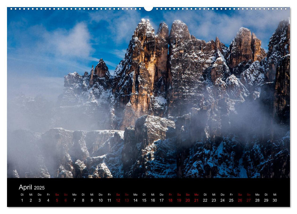 Dolomiten - Land der Träume (CALVENDO Premium Wandkalender 2025)