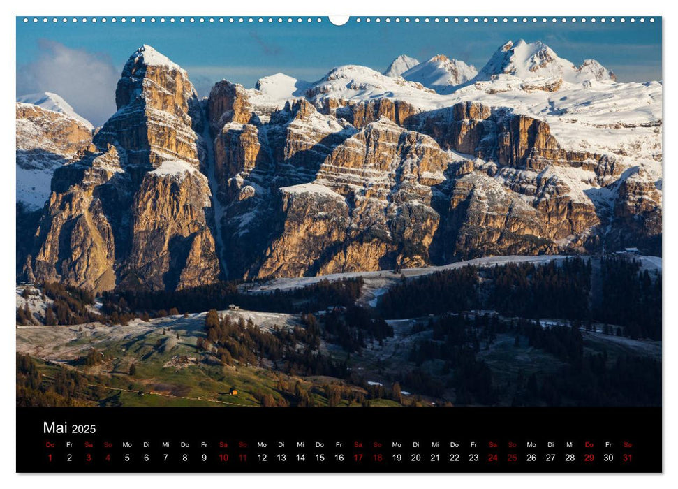 Dolomiten - Land der Träume (CALVENDO Premium Wandkalender 2025)