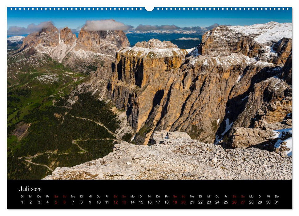 Dolomiten - Land der Träume (CALVENDO Premium Wandkalender 2025)