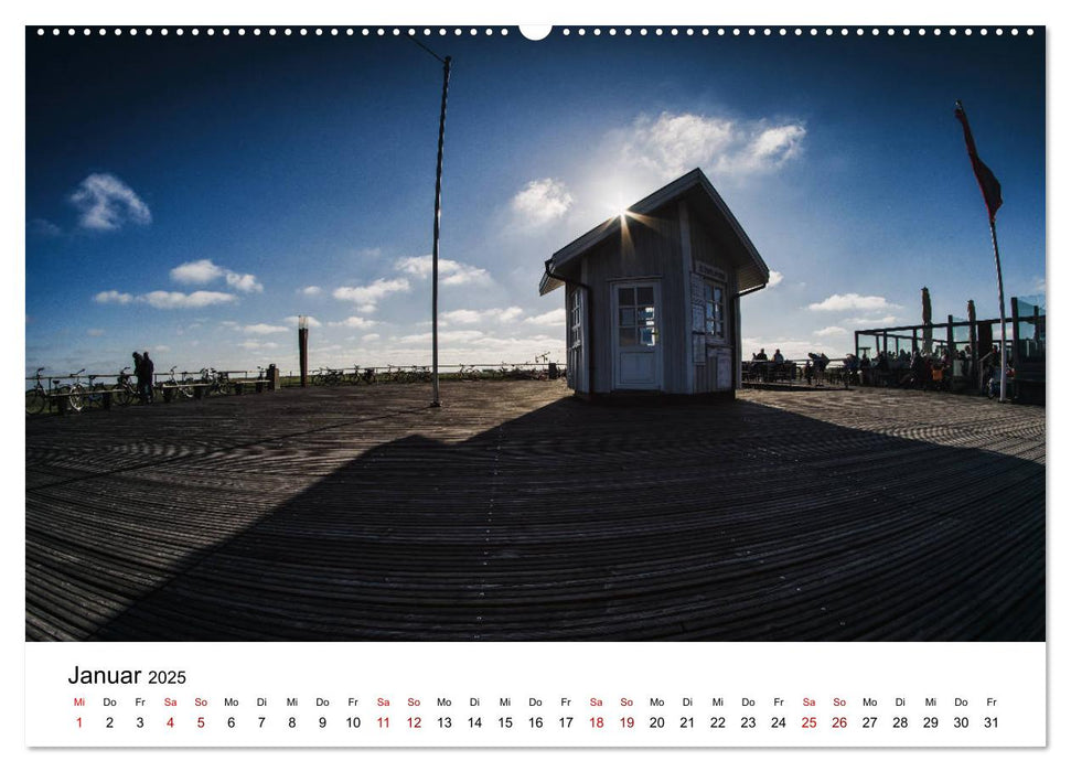 Sankt Peter-Ording. Licht, Schatten und Natur (CALVENDO Premium Wandkalender 2025)