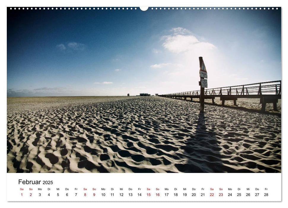 Sankt Peter-Ording. Licht, Schatten und Natur (CALVENDO Premium Wandkalender 2025)