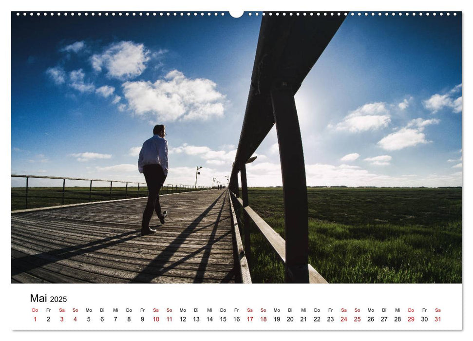 Sankt Peter-Ording. Licht, Schatten und Natur (CALVENDO Premium Wandkalender 2025)