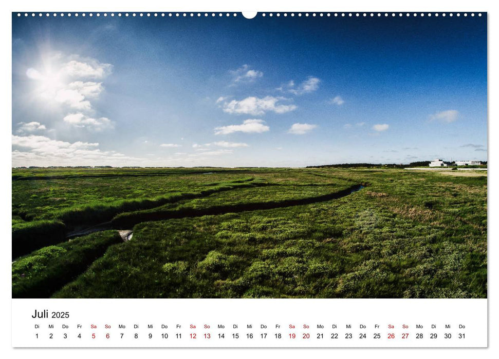 Sankt Peter-Ording. Licht, Schatten und Natur (CALVENDO Premium Wandkalender 2025)