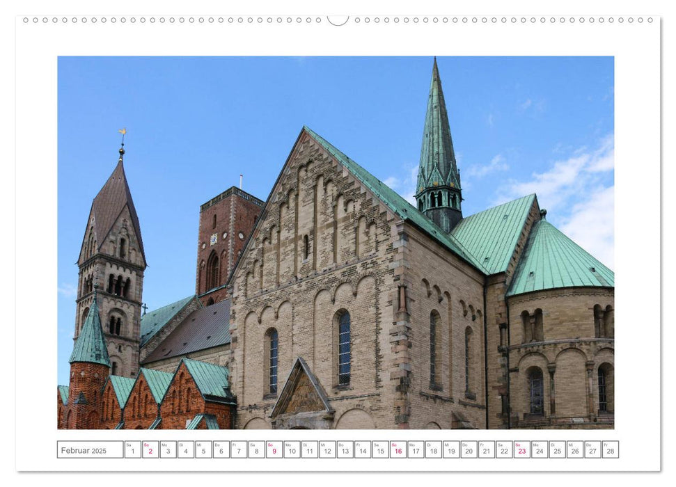 Ribe, Dänemarks alte Stadt mit Mittelaltercharme und Wikinger-Vergangenheit (CALVENDO Premium Wandkalender 2025)