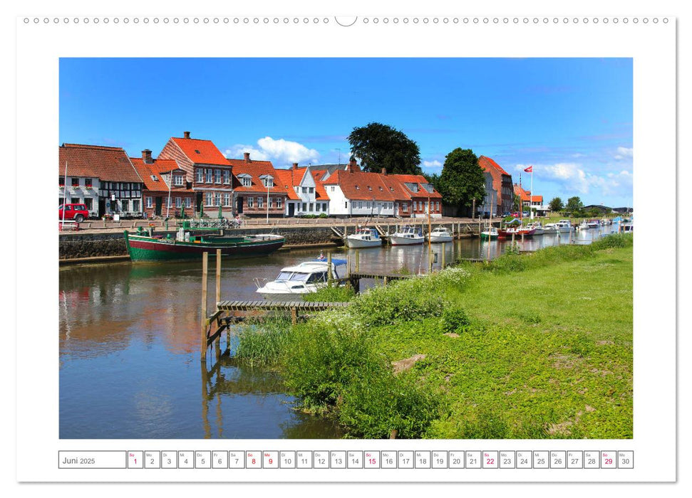 Ribe, Dänemarks alte Stadt mit Mittelaltercharme und Wikinger-Vergangenheit (CALVENDO Premium Wandkalender 2025)