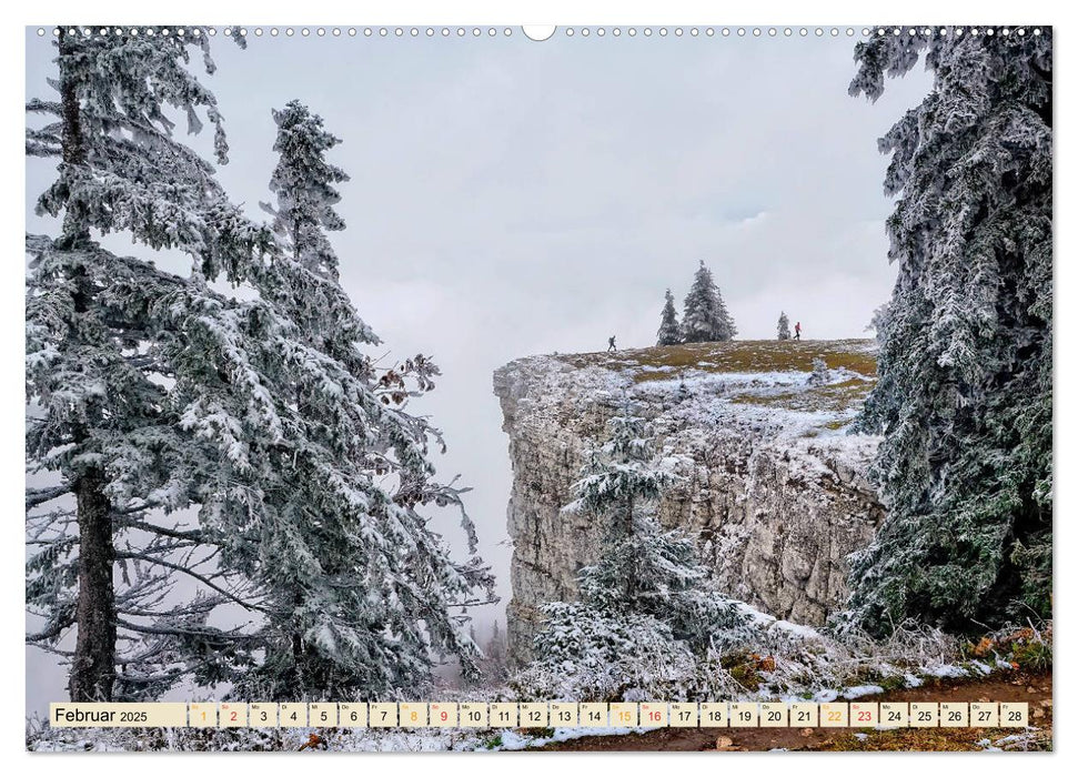 Auf der großen Tour durch die Schweiz, Etappe 2, Genfer See nach St. Gallen (CALVENDO Premium Wandkalender 2025)