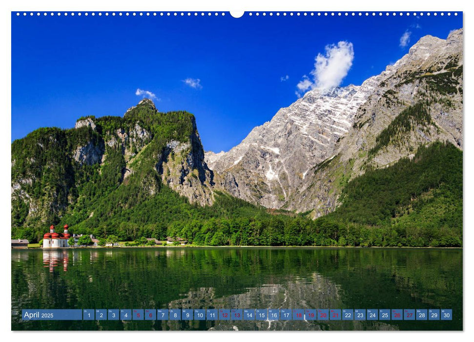 Unterwegs im Berchtesgadener Land 2025 (CALVENDO Wandkalender 2025)