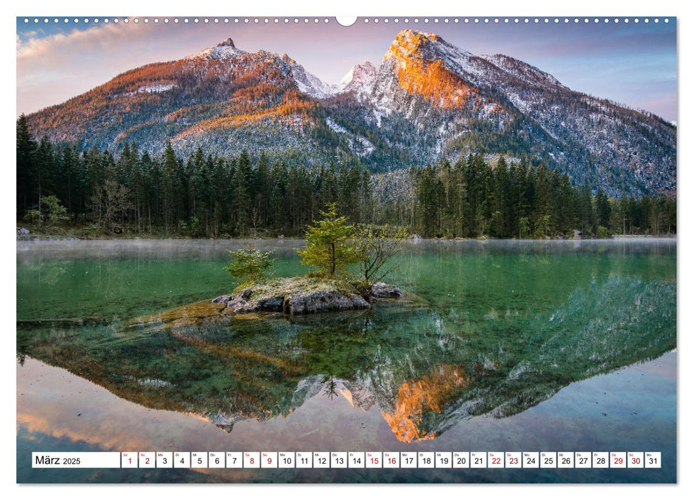 Berchtesgadener Alpen - Landschaften zum Träumen (CALVENDO Premium Wandkalender 2025)