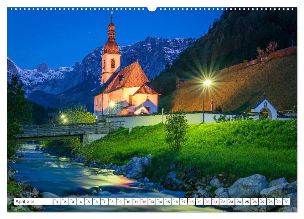 Berchtesgadener Alpen - Landschaften zum Träumen (CALVENDO Premium Wandkalender 2025)