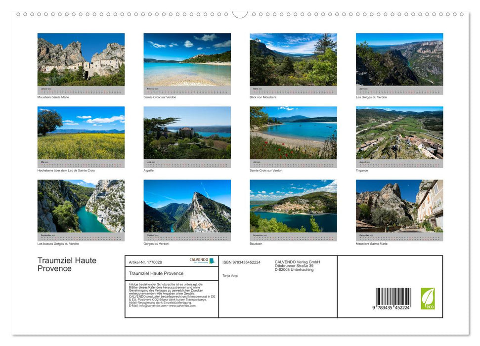 Traumziel Haute Provence (CALVENDO Premium Wandkalender 2025)