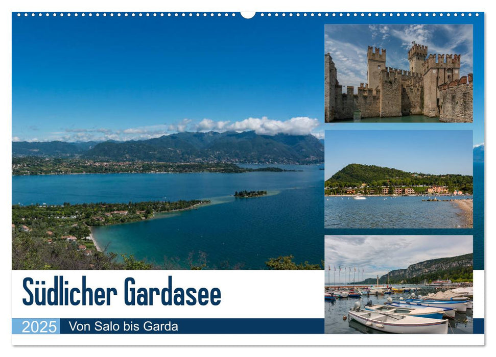 Südlicher Gardasee - Von Salo bis Garda (CALVENDO Wandkalender 2025)