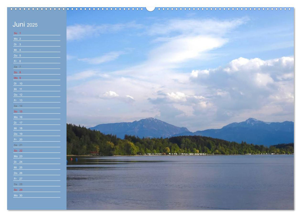 Am schönen Chiemsee (CALVENDO Premium Wandkalender 2025)