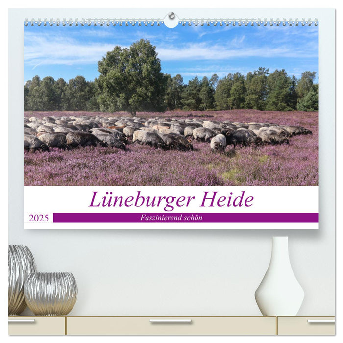 Lüneburger Heide - Faszinierend schön (CALVENDO Premium Wandkalender 2025)