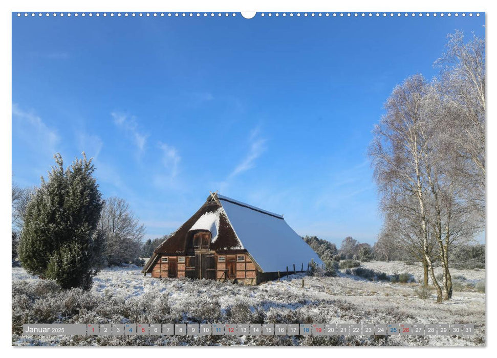 Lüneburger Heide - Faszinierend schön (CALVENDO Premium Wandkalender 2025)