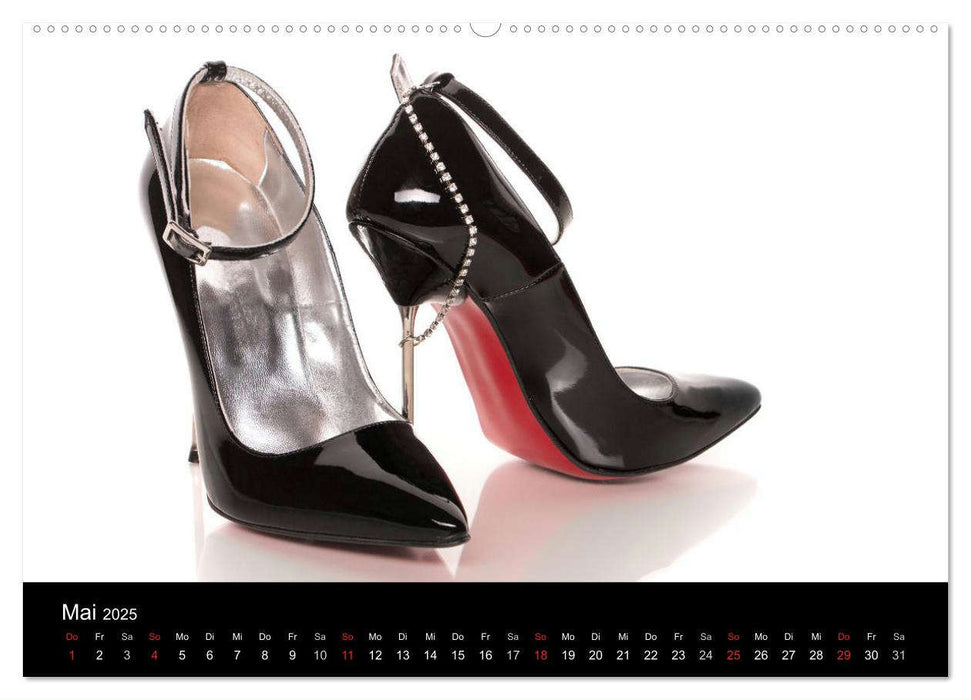 Farbenfrohe High Heels (CALVENDO Premium Wandkalender 2025)