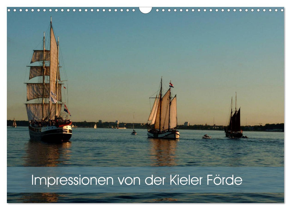 Impressionen von der Kieler Förde (CALVENDO Wandkalender 2025)