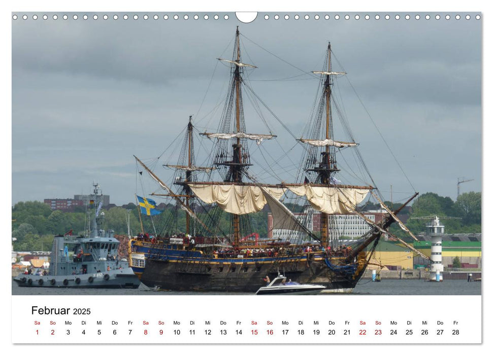 Impressionen von der Kieler Förde (CALVENDO Wandkalender 2025)