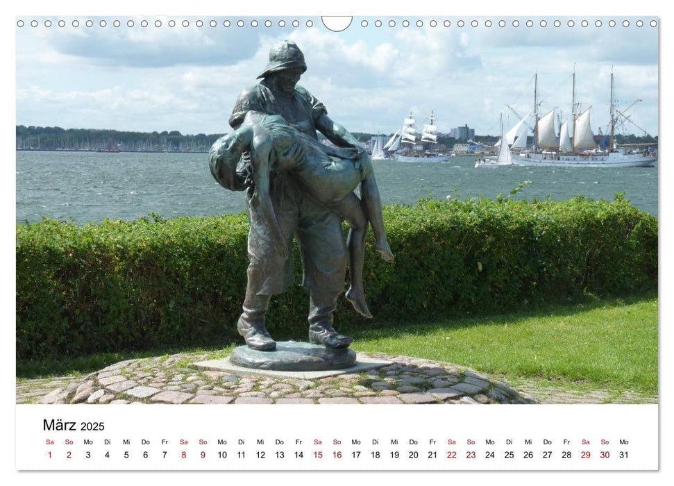 Impressionen von der Kieler Förde (CALVENDO Wandkalender 2025)