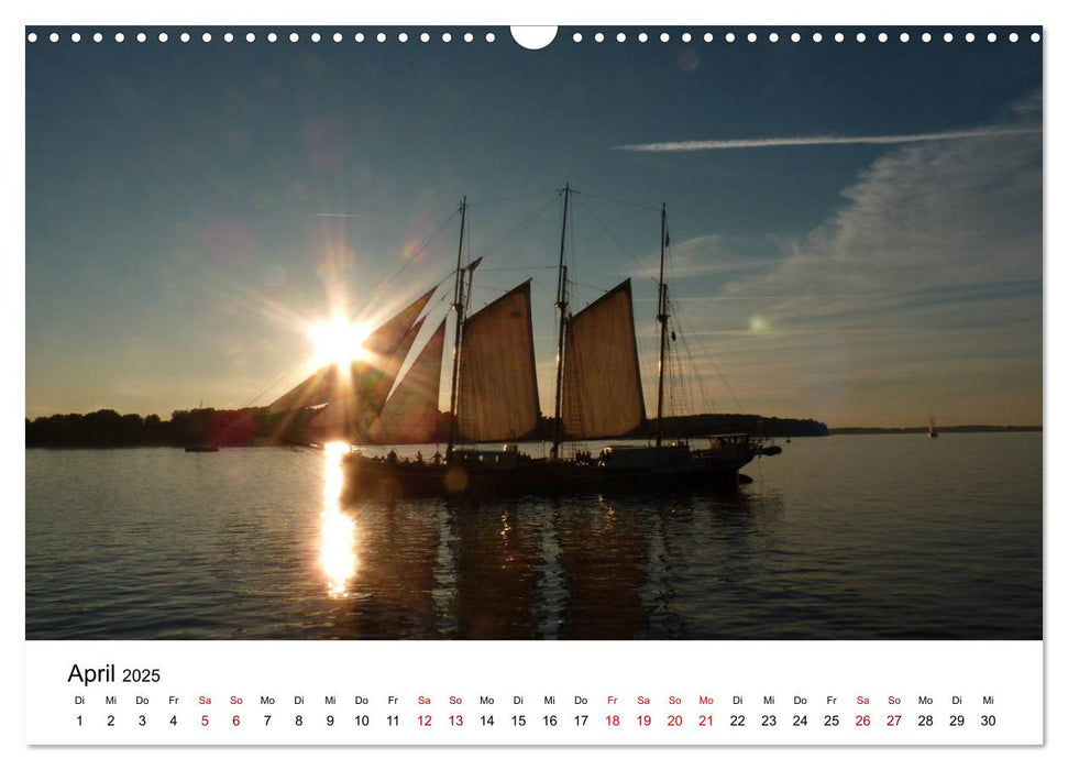 Impressionen von der Kieler Förde (CALVENDO Wandkalender 2025)