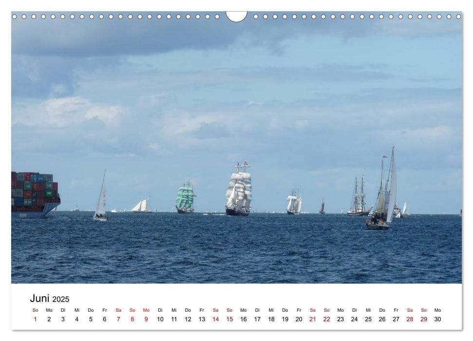 Impressionen von der Kieler Förde (CALVENDO Wandkalender 2025)