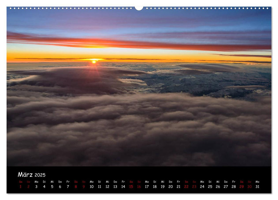 Wolkenwelten (CALVENDO Premium Wandkalender 2025)