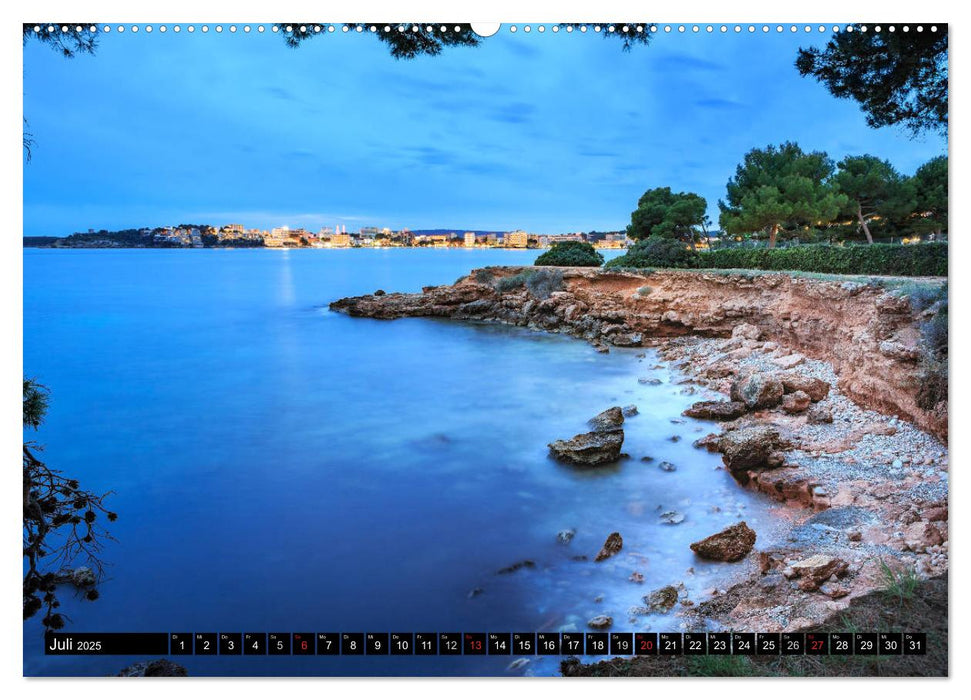 MALLORCA BEI NACHT (CALVENDO Premium Wandkalender 2025)