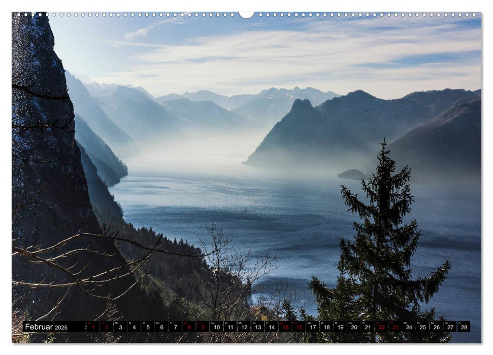 Seen - Berge - Salzkammergut (CALVENDO Wandkalender 2025)