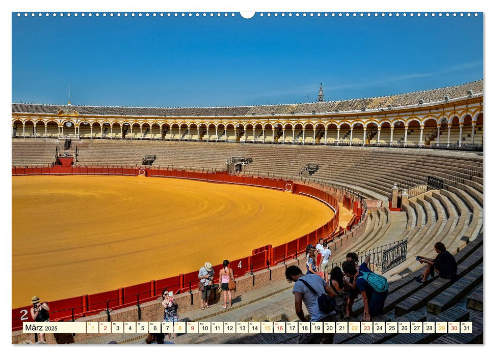 Sevilla, andalusische Schönheit (CALVENDO Premium Wandkalender 2025)