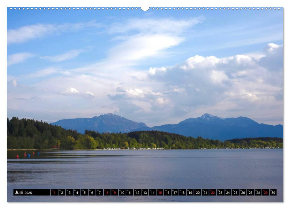 Am schönen Chiemsee (CALVENDO Premium Wandkalender 2025)