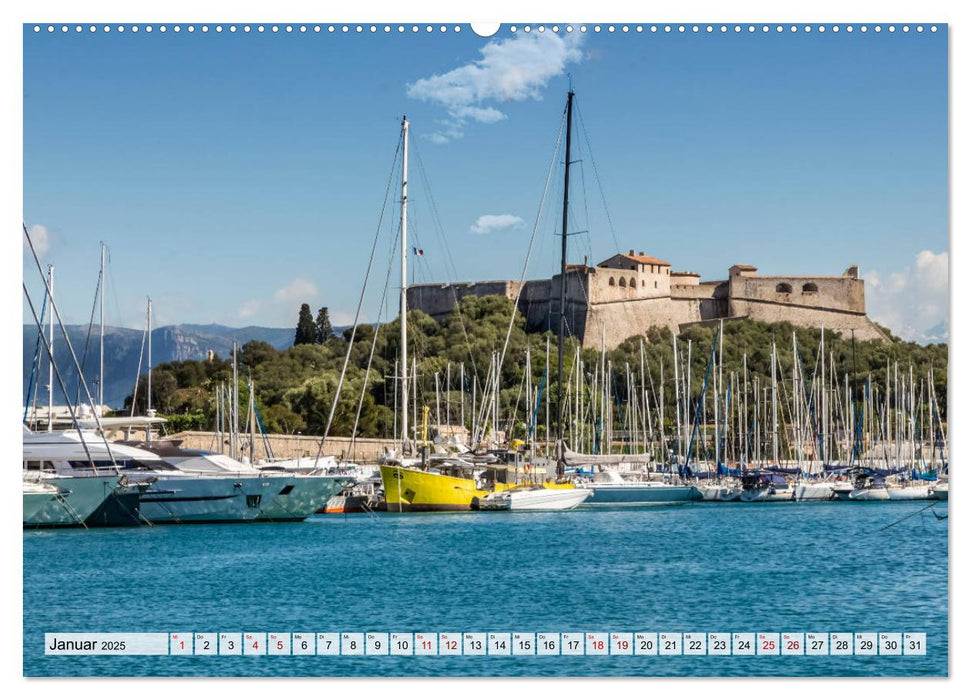 ANTIBES Idyllische Impressionen (CALVENDO Wandkalender 2025)