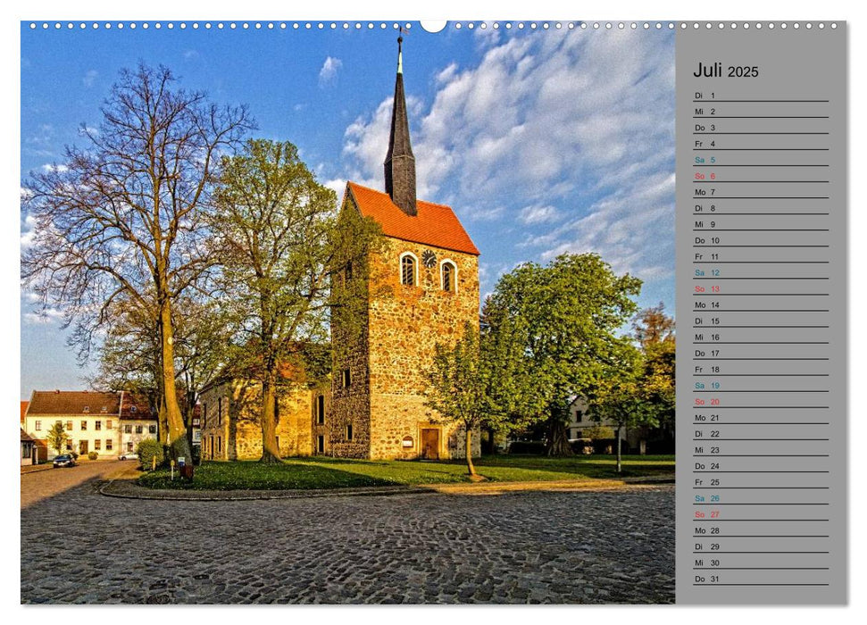 Kalbe/ Milde - liebenswerte Kleinstadt in der Altmark (CALVENDO Premium Wandkalender 2025)